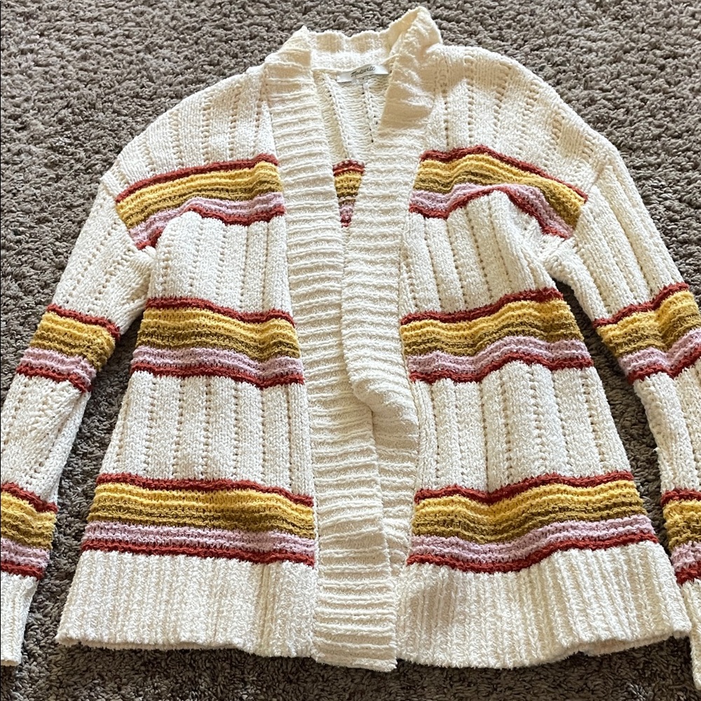 Madewell Multicolor Striped Cardigan